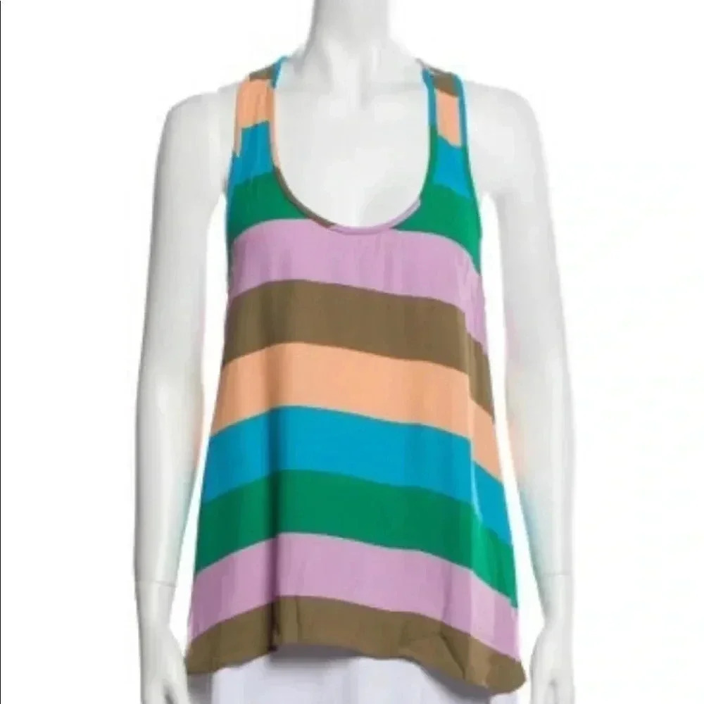 Tibi Scoop-neck Tank